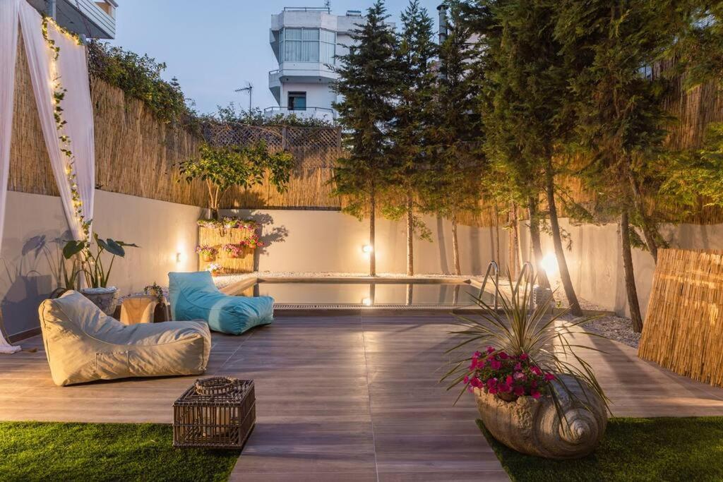 G&M Luxury Residence With Pool Hriszí Aktí Haniá Kültér fotó