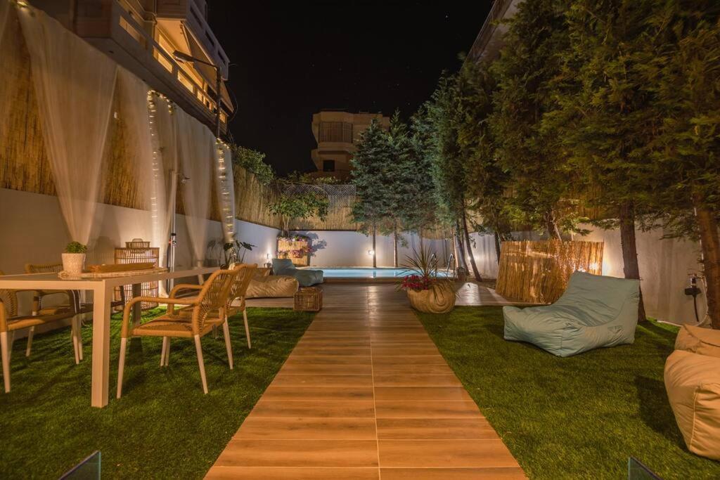 G&M Luxury Residence With Pool Hriszí Aktí Haniá Kültér fotó